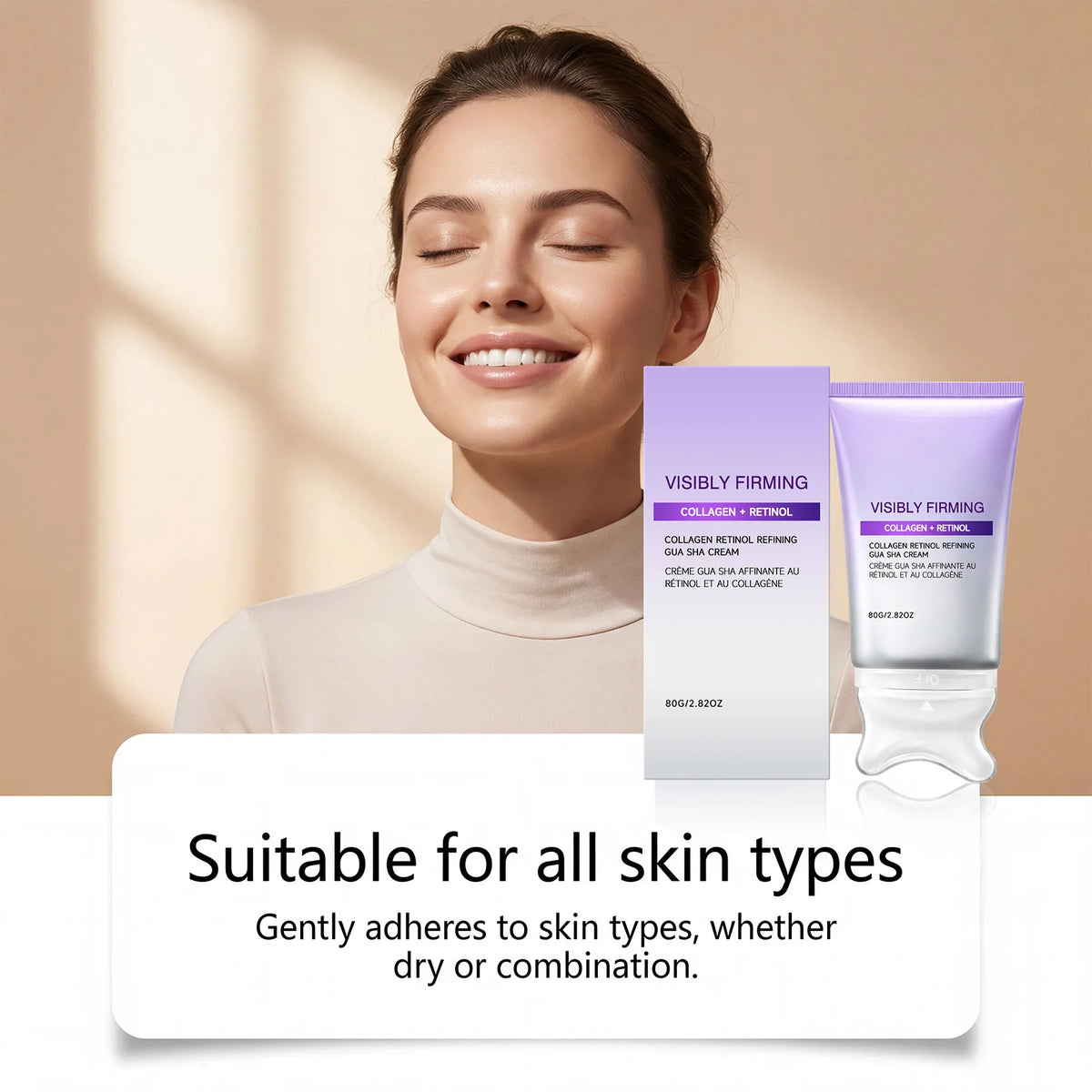 Collagen + Retinol Gua Sha Firming Cream 80g